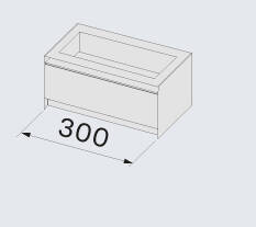Falmec Elements Monolith 90 czarny 800 m³/h