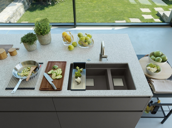 Zlewozmywak Kanon KNG 120-46-21 Fragranit+ Łupkowy szary 125.0716.373