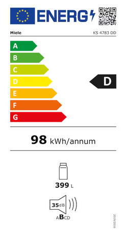 Chłodziarka wolnostojąca Miele KS 4783 DD 12431110