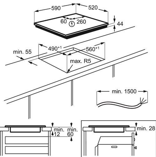Płyta indukcyjna Electrolux EIV63440BW