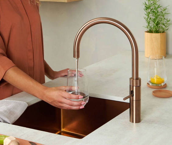 Bateria Quooker Fusion Round Różowa Miedź FNRRCO