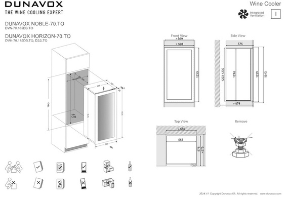 Winiarka Dunavox DVN-70.185DB.TO