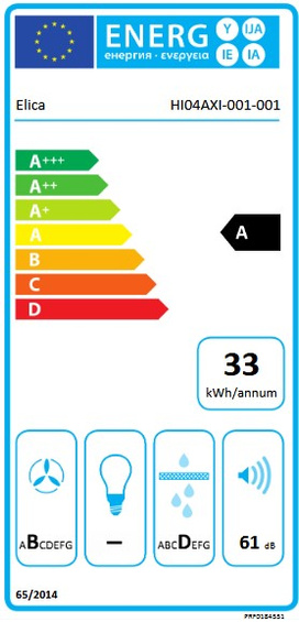Płyta z okapem Elica NIKOLATESLA FIT 3Z BL/A/72 PRF0184551 czarny