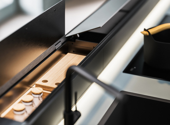 Falmec Elements Monolith 90 czarny 800 m³/h