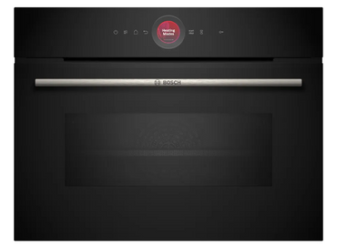 Piekarnik kompaktowy z mikrofalą do zabudowy Bosch CMG7241B1 czarny