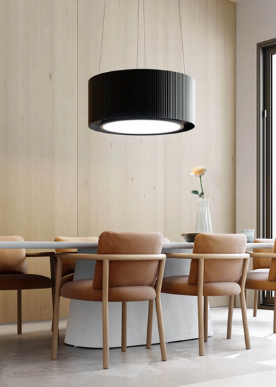 Okap wyspowy Ciarko Design MONO LIGHT Gold 80 cm