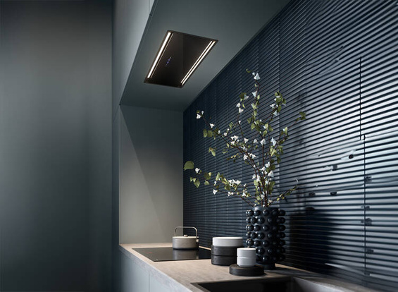 Okap Falmec Parallel Black 70 czarny 800 m³/h do zabudowy