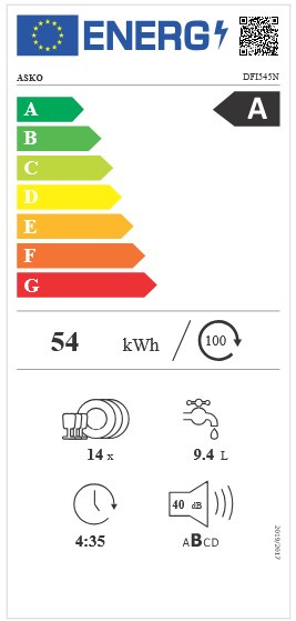 Zmywarka do zabudowy ASKO DFI545N