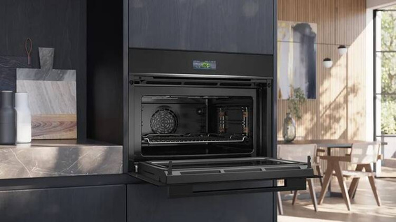 Piekarnik z mikrofalą do zabudowy Siemens CM724G1B1