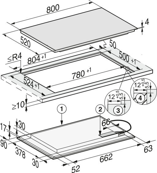 Płyta indukcyjna Miele KM 7576 FL 125 Gala Edition 12382880 z ekspozycji wysyłka Gratis !
