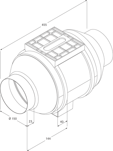 Wentylator rurowy BORA ULI