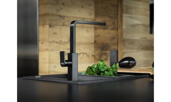 Bateria Franke Mythos Czarna stal szlachetna  115.0550.441