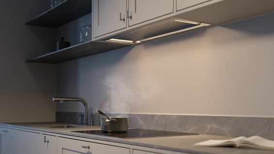 Okap do zabudowy w szafce ASKO CBB861SSC