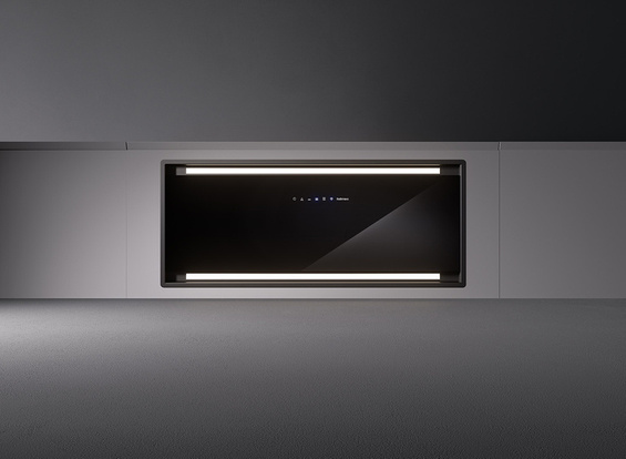 Okap Falmec Parallel Black 70 czarny 800 m³/h do zabudowy