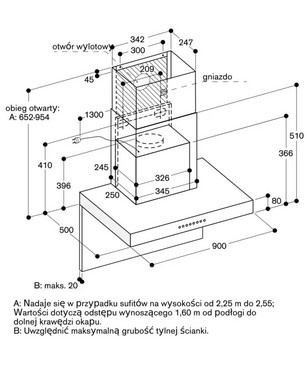 Okap ścienny Gaggenau AW240191