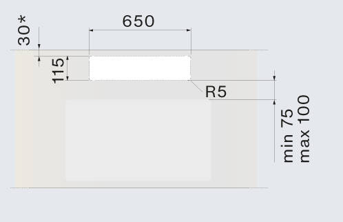 Falmec Elements Monolith 90 czarny 800 m³/h
