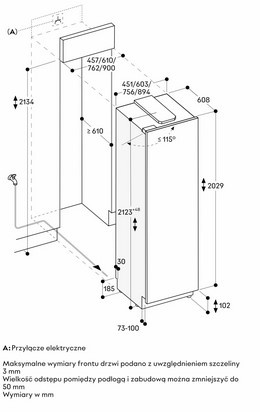 Zamrażarka do zabudowy Gaggenau RVF497190 Vario seria Expressive