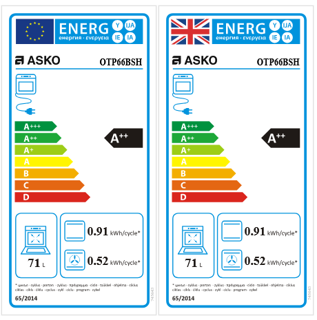 Piekarnik pirolityczny do zabudowy Asko OTP66BSH