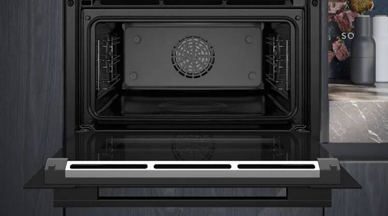 Piekarnik Siemens do zabudowy z parowarem CS736G1B1