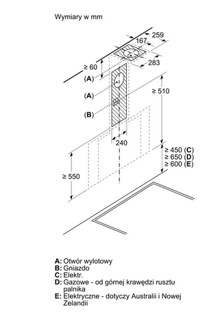 Okap naścienny Siemens LC91KLT60 90cm