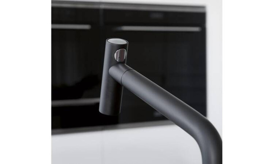 Bateria Franke Icon pull-out spray Czarny Mat 115.0625.190