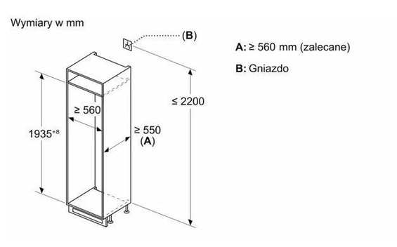 Chłodziarko zamrażarka Siemens KI96N5SE0
