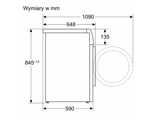 Wolnostojąca pralka Bosch WGB2440SPL 9kg