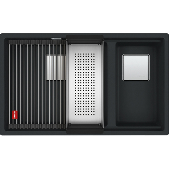 Zlewozmywak Kanon KNG 160-46-21 Fragranit+ Czarny mat 125.0633.004