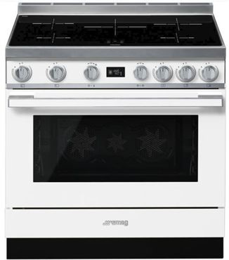 Kuchnia wolnostojąca z płytą indukcyjną Smeg CPF9IPWH