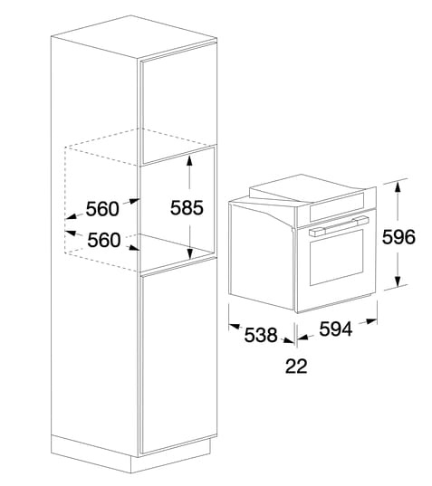 Piekarnik Fulgor Milano FUTPO 6215 P TEM IX z funkcją pizza i pirolizą