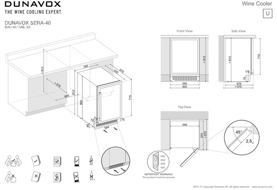 Winiarka Dunavox DAUF-40.138C