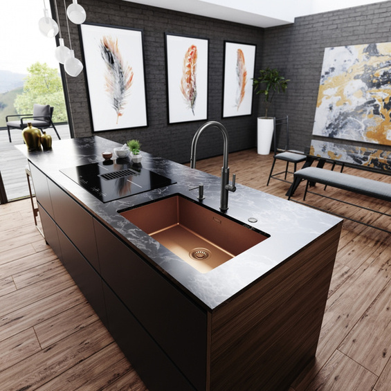 Bateria Franke Mythos Masterpiece pull-out spray 115.0711.555