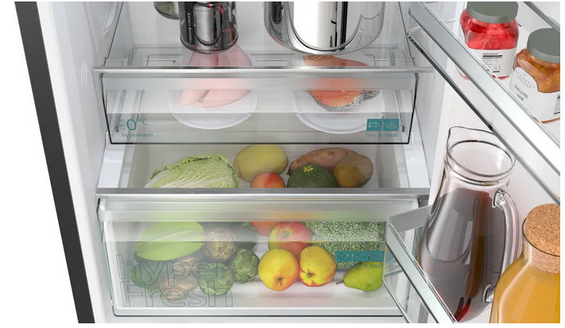 Lodówka z dolnym zamrażalnikiem wolnostojąca Siemens KG36NXXBF