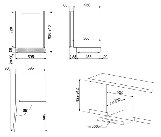 Winiarka Smeg Dolce Stil Novo CVI638LN3