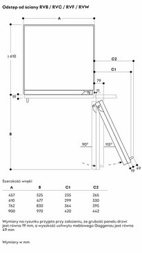 Chłodziarka do zabudowy Gaggenau Vario seria Expressive RVC477190