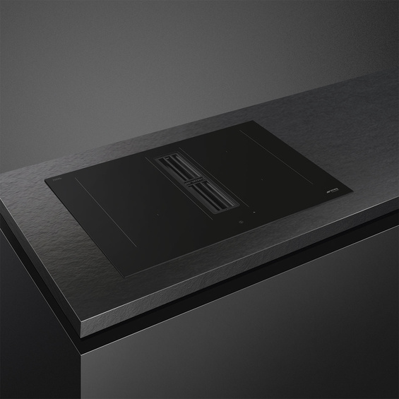 Płyta indukcyjna z zintegrowanym okapem Smeg HOBD472D2