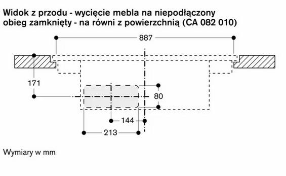 Płyta indukcyjna Gaggenau serie 400 CV492105M wykończenie czarne matowe/