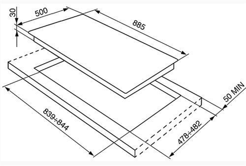 Płyta SMEG SRV896AOGH