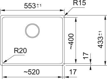 Zlew Franke MRG 110-52 Kamienny szary 125.0687.254