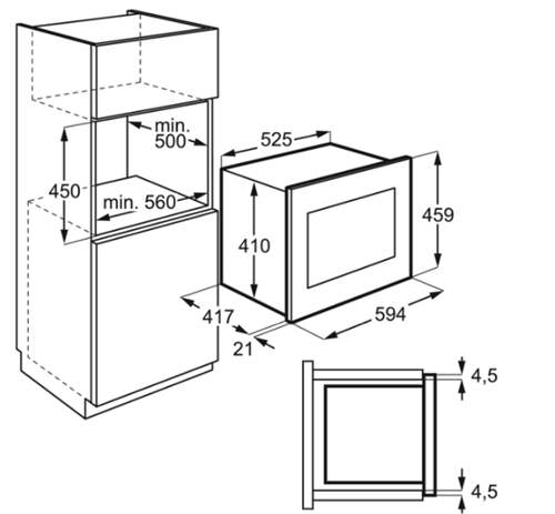 Kuchenka mikrofalowa Electrolux KMFD264TEX
