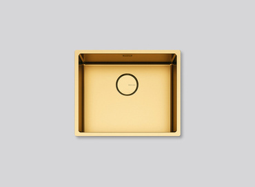 Zlew Falmec Como 50 PVD ORO złoty wpuszczany/nakładany/podwieszany
