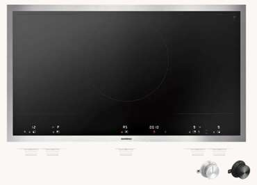 Płyta indukcyjna Gaggenau VI492115 CKI450000 stalowa rama czarne pokrętła