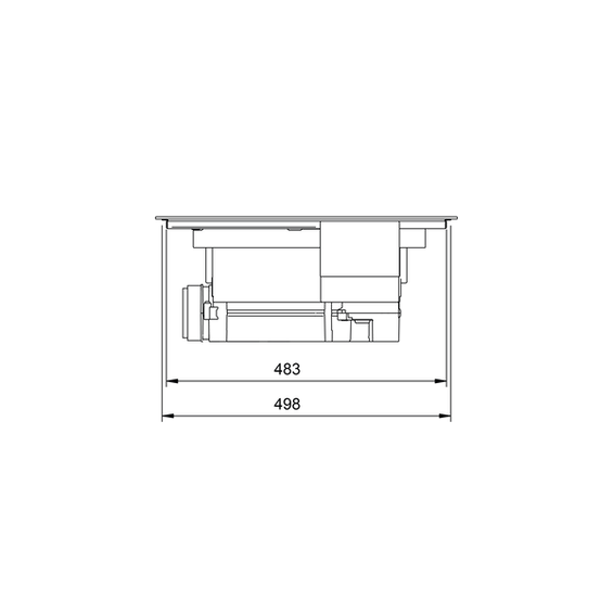 Płyta indukcyjna z wyciągiem OPERA Prima SLIM