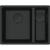 Zlew Franke MRG 160-34-15SBR Czarny mat / Czarny odpływ 125.0697.755