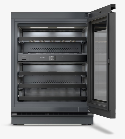 Winiarka podblatowa Miele KWTUS 7074 F Obsidianblack (szkło) 12519510