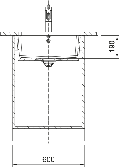 Zlewozmywak KubusX KXK 110-51 kremowy 126.0738.291