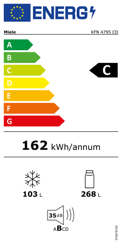 Chłodziarko-zamrażarka Miele KFN 4795 CD wolnostojąca z DailyFresh NoFrost DynaCool 12335890