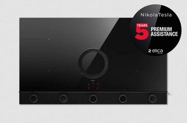 Płyta z okapem Elica NIKOLATESLA UNPLUGGED EVO BL/A/90 PRF0196324 czarny
