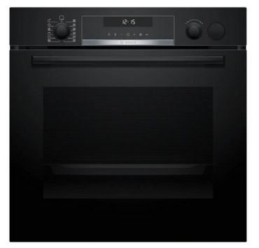 Piekarnik do zabudowy z funkcją pary Bosch HRG578CB7 czarny