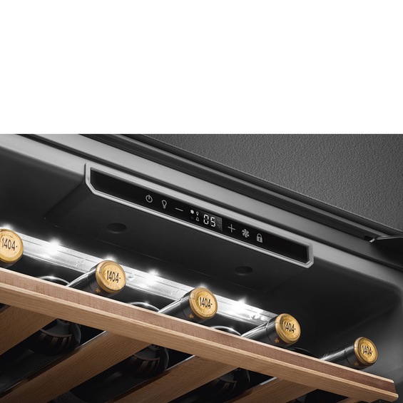 Chłodziarka na wino do zabudowy Smeg CVI320XE